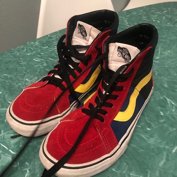 vans sk8 hi otw rally skate shoe - Picture 5 of 6